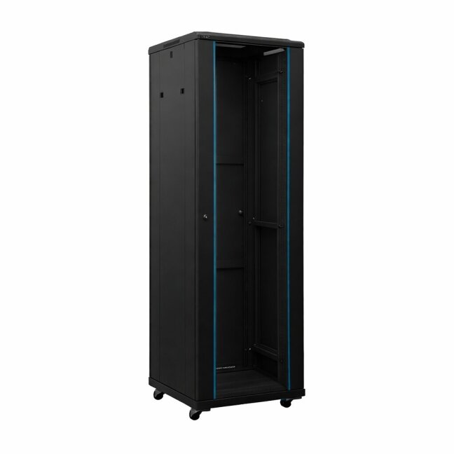 Pastatoma komutacinė spinta 19" 32U A2-6632B (600x600x1600mm, juoda, IP20, iki 1000kg) Pastatoma komutacinė spinta 19" 32U A2-6632B (600x600x1600mm, juoda, IP20, iki 1000kg)