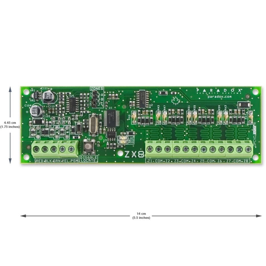 PARADOX zonų išplėtimo plokštė APR-ZX8 PARADOX zonų išplėtimo plokštė APR-ZX8