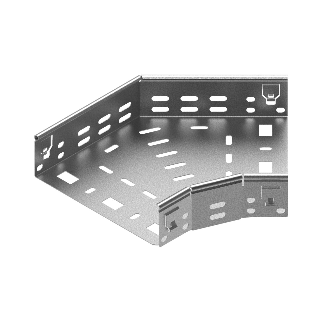 Perforated channel bend KKMFJ600H60 (45°)