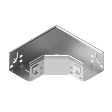 Perforated channel corner connection KKFLJ75H60 (90°)
