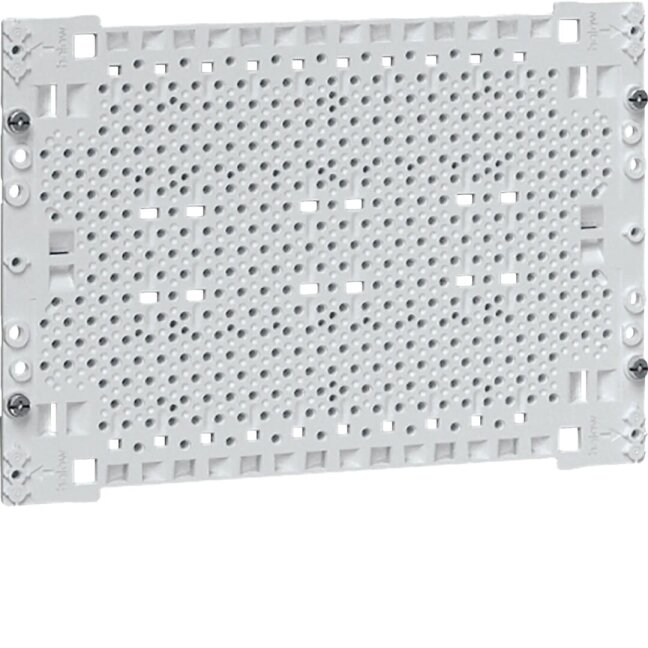 Perforuota montavimo plokštė Hager UM00M0 (175x250mm, Univers skydams) Perforuota montavimo plokštė Hager UM00M0 (175x250mm, Univers skydams)