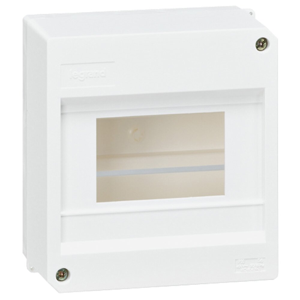 Plastikinis virštinkinis skydelis 6 mod. Legrand 001358 (be durelių)
