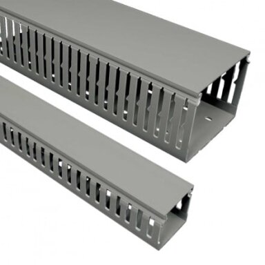 Plastikinis perforuotas kanalas Kopos RK 100X60_LD (pilkas, 100x60mm, 2m) Plastikinis perforuotas kanalas Kopos RK 100X60_LD (pilkas, 100x60mm, 2m)