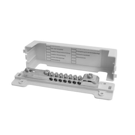 Potential equalization bar Morek 944 (7x25mm², cable connection up to 16mm², grounding up to 30x3.5mm²)
