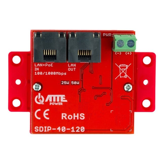 PoE adapter ATTE SDIP-40-120 PoE adapter ATTE SDIP-40-120
