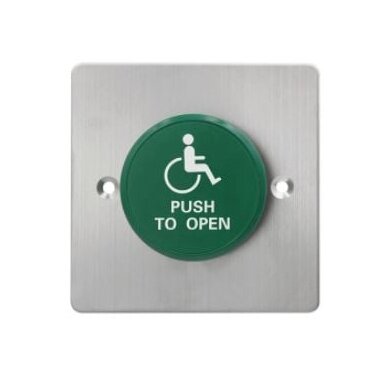 Exit system button K-S886H (EXIT, green, flush)