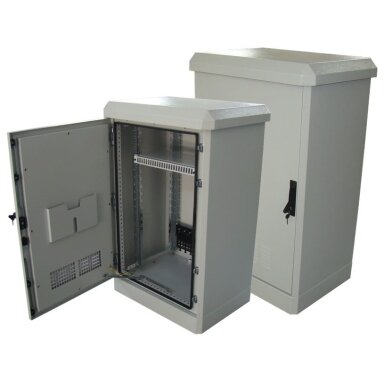 Industrial cabinet with sole OCS-22U7550-FO35 (Standable, 750x450x1145, IP55, IK10)