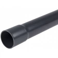 PVC vamzdis juodas 25mm su išplatintu galu 3m (15) PVC vamzdis juodas 25mm su išplatintu galu 3m (15)
