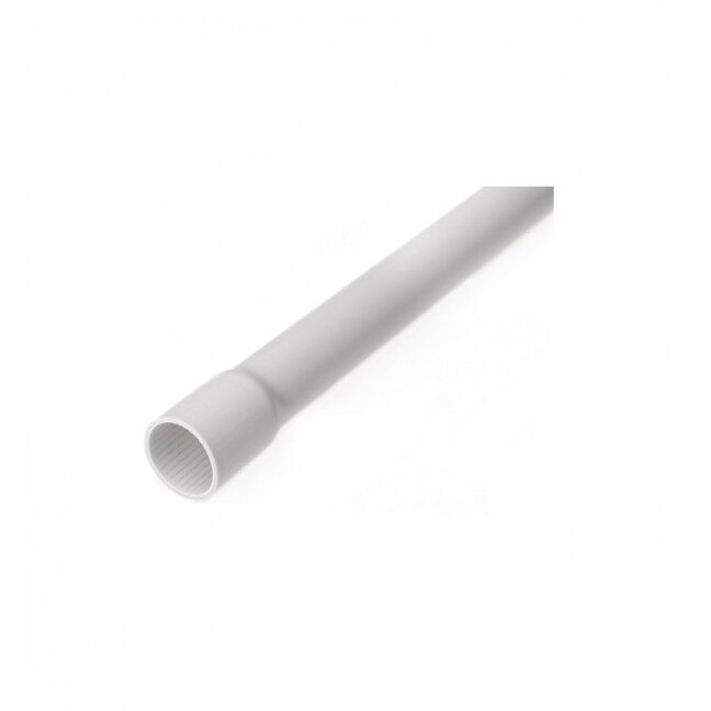 PVC vamzdis baltas 40mm su išplatintu galu 3m (5) PVC vamzdis baltas 40mm su išplatintu galu 3m (5)
