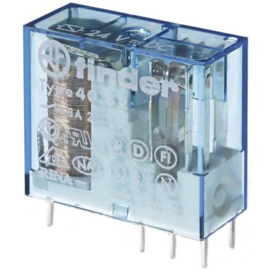 Relay 2 Changeover Contacts 40 Series Finder 405290120000 (12V DC, 8A/250VAC)