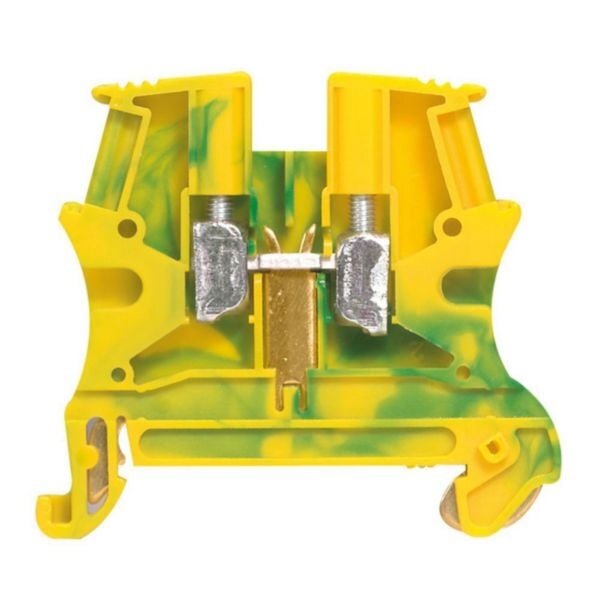 Terminal block Legrand Viking3 037173 (10mm², yellow-green, screw terminals)