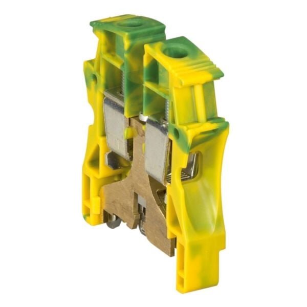 Terminal block Legrand Viking3 037174 (16mm², yellow-green, screw terminals)