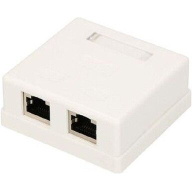 RJ45 lizdas LK-SB41 (Cat6, STP, dvivietis, virštinkinis) RJ45 lizdas LK-SB41 (Cat6, STP, dvivietis, virštinkinis)
