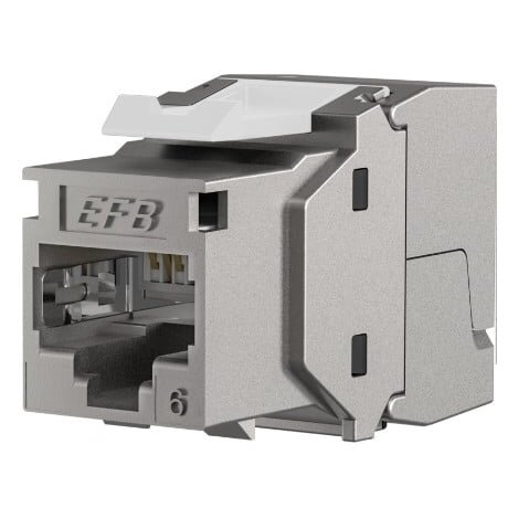 RJ45 Keystone lizdas EFB E-20072 (Cat.6, STP, 250 MHz)