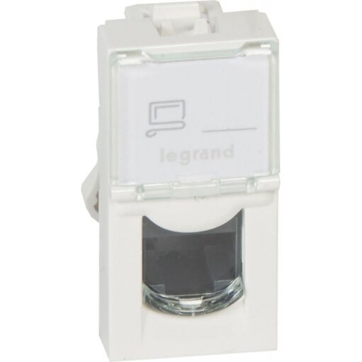 RJ45 lizdas Mosaic UTP 5E Legrand 076551 (baltas) RJ45 lizdas Mosaic UTP 5E Legrand 076551 (baltas)