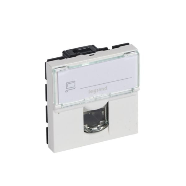 RJ45 socket Legrand Mosaic 076564 (white, UTP Cat6, 2 modules)