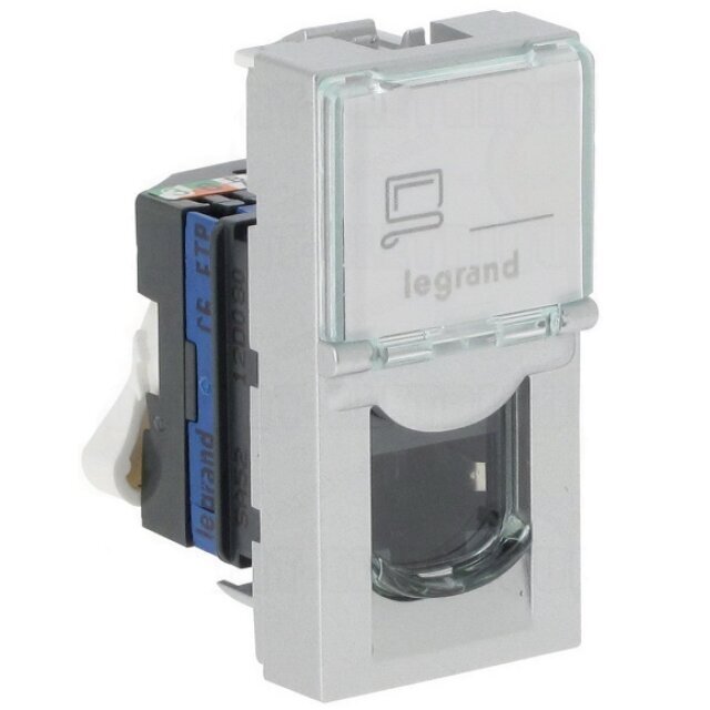 RJ45 lizdas Mosaic UTP 6 Legrand 076561 (baltas) RJ45 lizdas Mosaic UTP 6 Legrand 076561 (baltas)