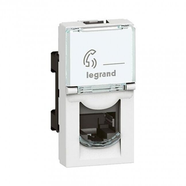 RJ11 lizdas Mosaic Legrand 078730 (white) RJ11 lizdas Mosaic Legrand 078730 (white)