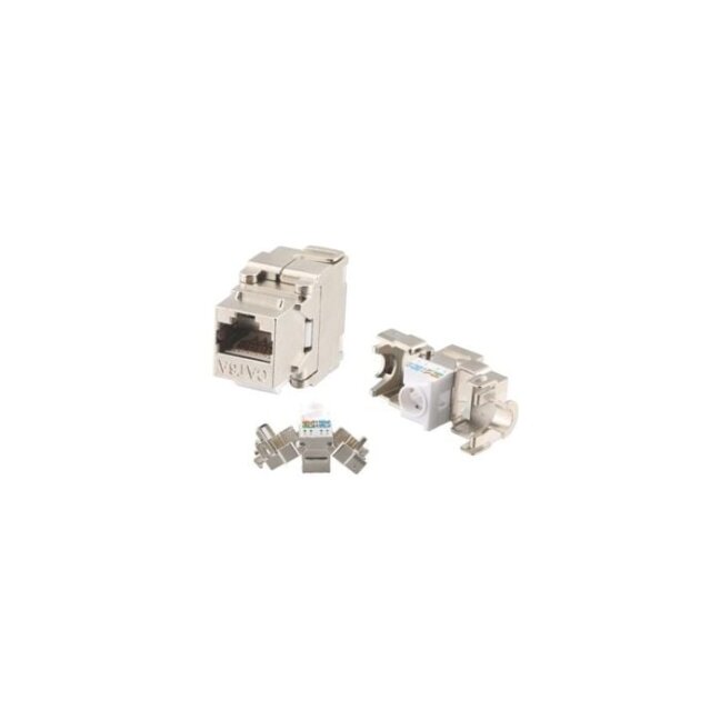 RJ45 lizdas LK-2015-CAT6A (Cat6A, FTP, 180°) RJ45 lizdas LK-2015-CAT6A (Cat6A, FTP, 180°)