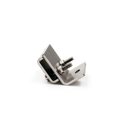 Solar module bracket for classic tin roof with curved connection El sun