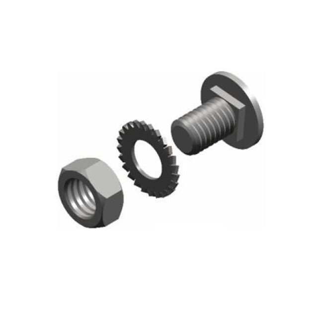 SGM 6x12 bolt with nut and washer BAKS