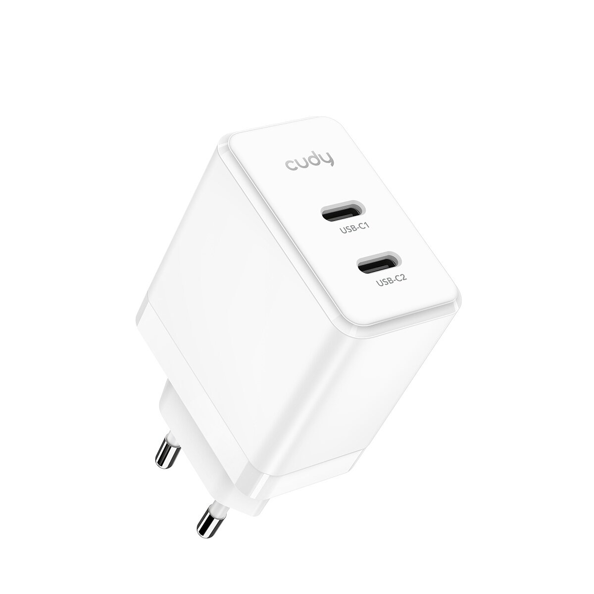 Sieninis įkroviklis Cudy CH40_EU (2x USB-C, 40W) Sieninis įkroviklis Cudy CH40_EU (2x USB-C, 40W)