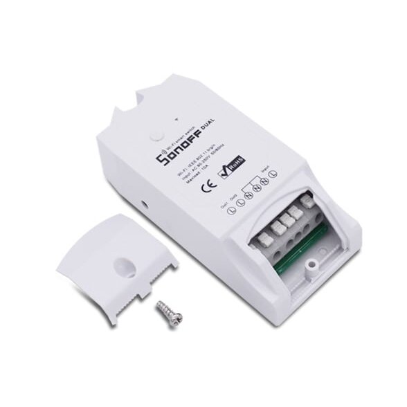 SONOFF DUAL 2CH Wi-Fi bevielis jungiklis SONOFF DUAL 2CH Wi-Fi bevielis jungiklis