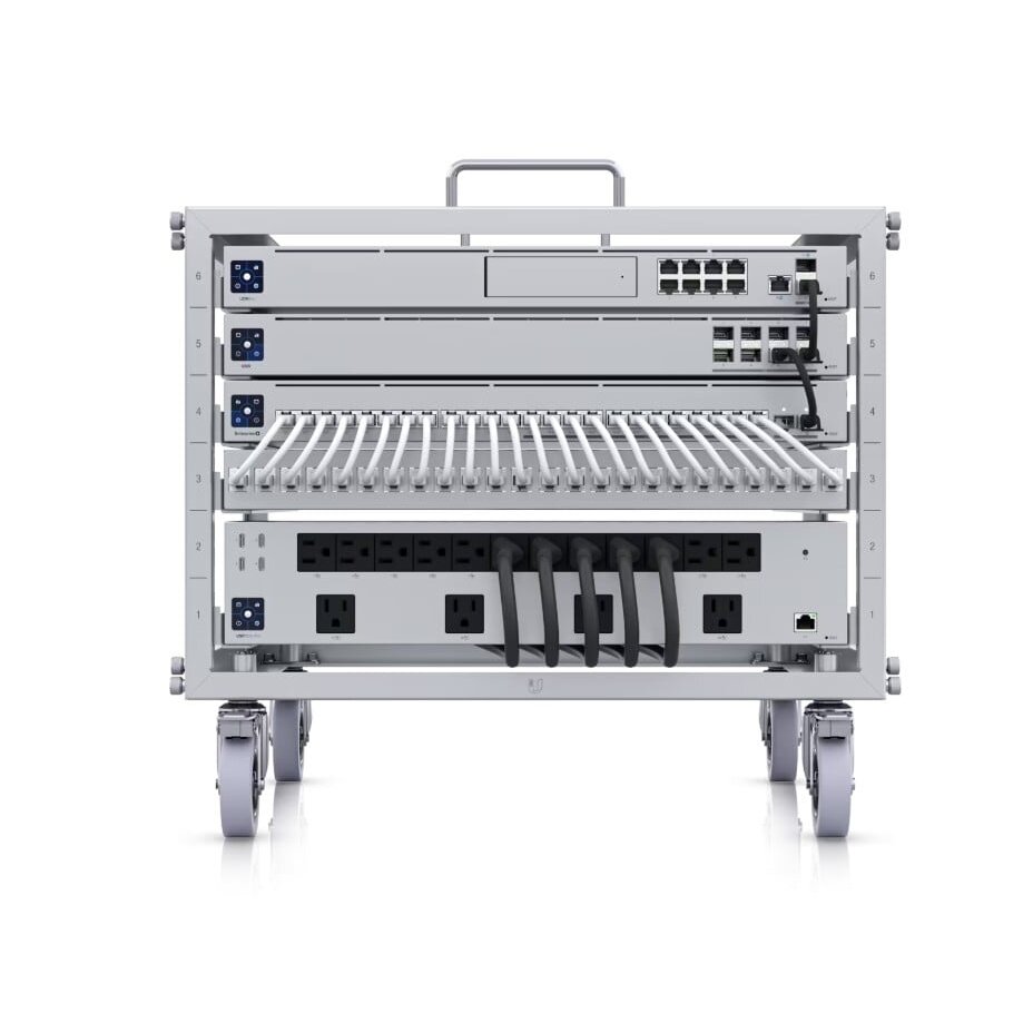 Spinta Ubiquiti U-Rack-6U-TL (6U, 24 portų, 519x460x485mm)