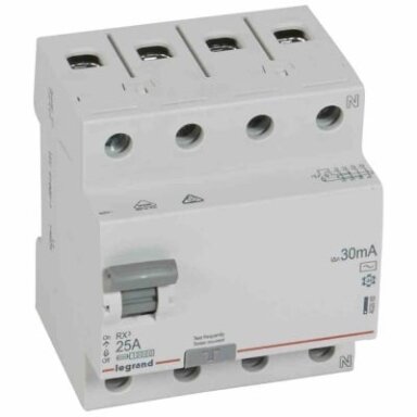 RCD RX Legrand 402062 (AC, 25A, 4P, 30mA, 400V)
