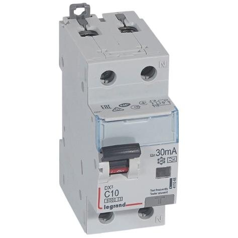 Current drain relay with automatic switch Legrand 411048 (C, 10A, 2P, 30mA, 230V) Current drain relay with automatic switch Legrand 411048 (C, 10A, 2P, 30mA, 230V)