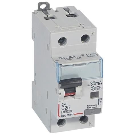 Current drain relay with automatic switch Legrand 411053 (C, 32A, 2P, 30mA, 230V) Current drain relay with automatic switch Legrand 411053 (C, 32A, 2P, 30mA, 230V)