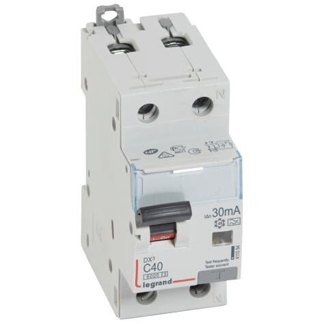 Current drain relay with automatic switch Legrand 411054 (C, 40A, 2P, 30mA, 230V) Current drain relay with automatic switch Legrand 411054 (C, 40A, 2P, 30mA, 230V)