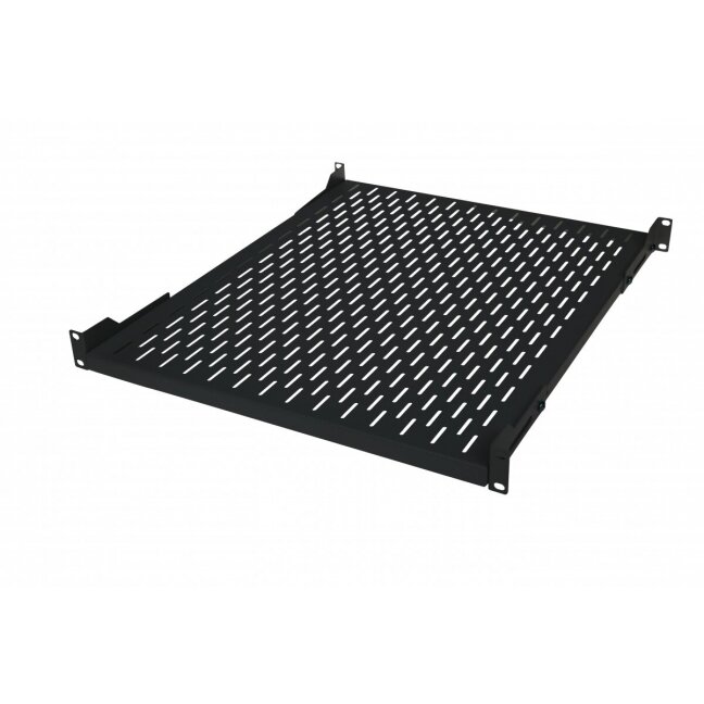 Stacionari lentyna 19" 1U L650 (juoda) Stacionari lentyna 19" 1U L650 (juoda)