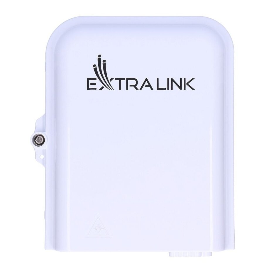 Šviesolaidžio paskirstymo dėžutė Extralink EL-FO-DB-8-WT (8 intarpų) Šviesolaidžio paskirstymo dėžutė Extralink EL-FO-DB-8-WT (8 intarpų)