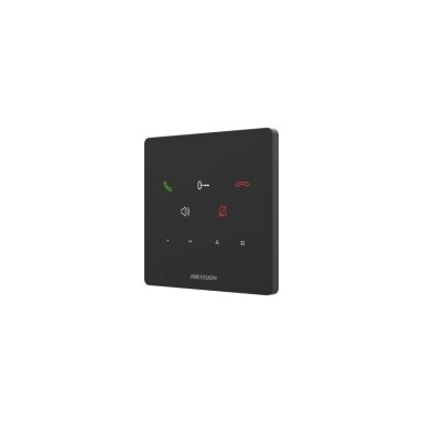 Telefonspynės vidinė stotelė, be ekrano, Hikvision DS-KH6000-E1 (JUODAS)