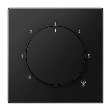 JUNG LS1749BFSWM thermostat cover (matte black)