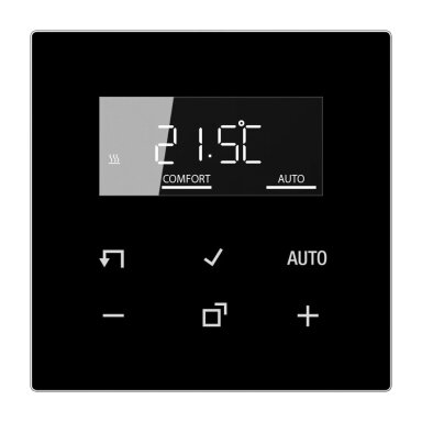 JUNG LS BTLS1791SW thermostat display module with Bluetooth (black)
