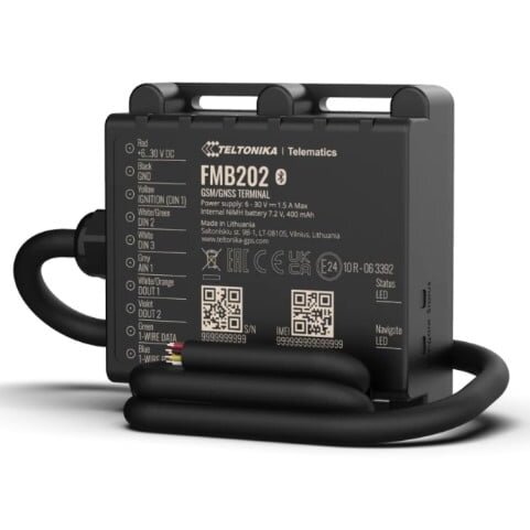 Teltonika 2G sekimo įrenginys FMB202 Teltonika 2G sekimo įrenginys FMB202