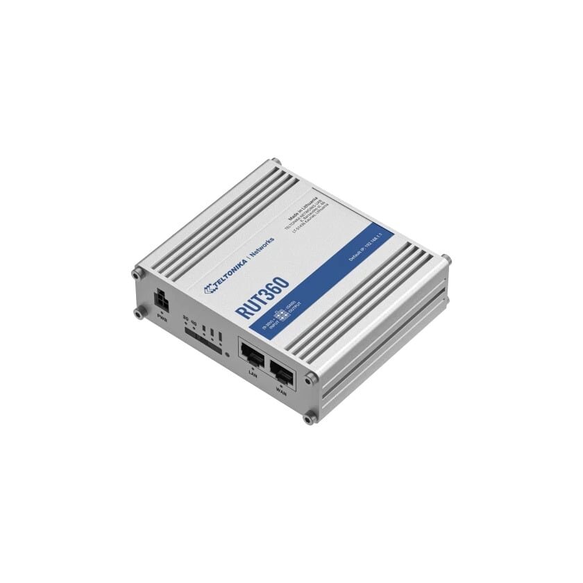Teltonika INDUSTRIAL Router RUT360 LTE(4G) Teltonika INDUSTRIAL Router RUT360 LTE(4G)