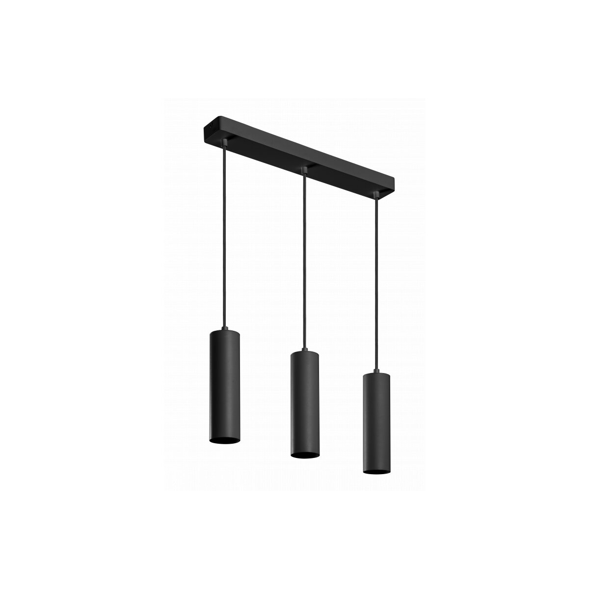 TRESOS lamp (3x20W, IP20, GU10, black) GTV OS-TRESD320W-00