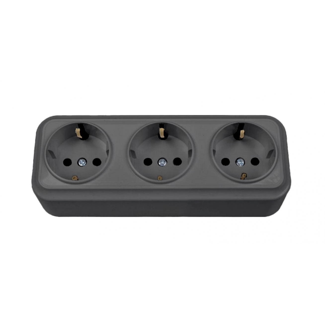 Triple socket with grounding Vilma SL+250 RP16-031 SL+ V (anthracite)