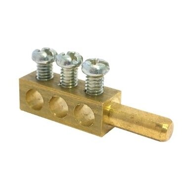 Short non-insulated bus bar (3x16 mm²)