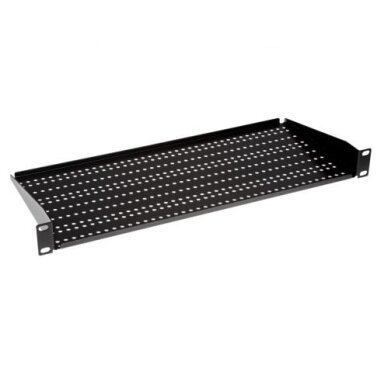 Universali lentyna 19" ATTE ADD-RACK1PU1 (1U, 300mm, juoda)