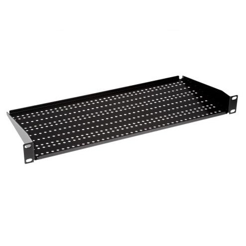 Universal shelf 19" ATTE ADD-RACK1PU1 (1U, 300mm, black)