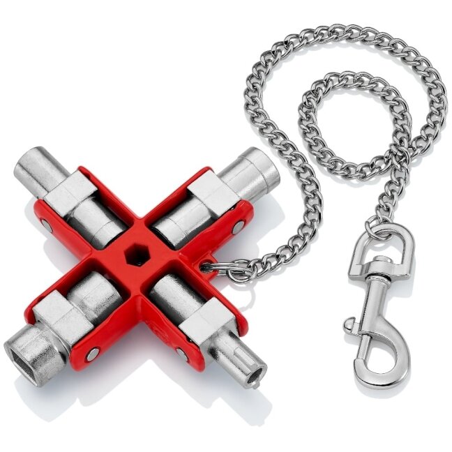 Universalus metalinis raktas skydams Knipex 00 11 06 Universalus metalinis raktas skydams Knipex 00 11 06