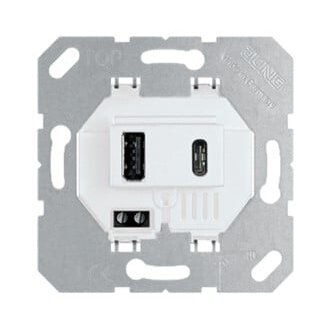 USB įkroviklis JUNG USB15CAWW (USB A, USB C) 3A USB įkroviklis JUNG USB15CAWW (USB A, USB C) 3A