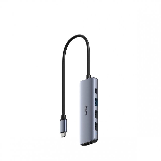USB Type-C 3.0 šakotuvas CUDY UH405 USB Type-C 3.0 šakotuvas CUDY UH405