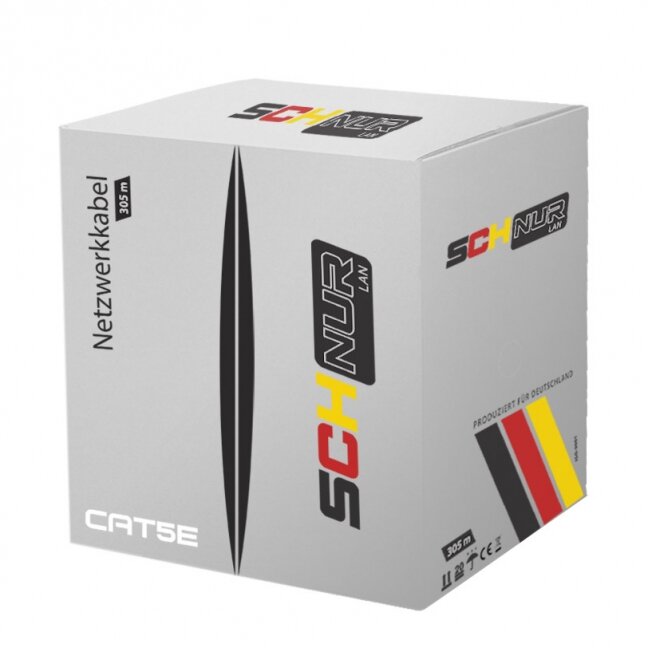 UTP kabelis SCHNUR CAT5e degumo klasė Cca (305m) UTP kabelis SCHNUR CAT5e degumo klasė Cca (305m)