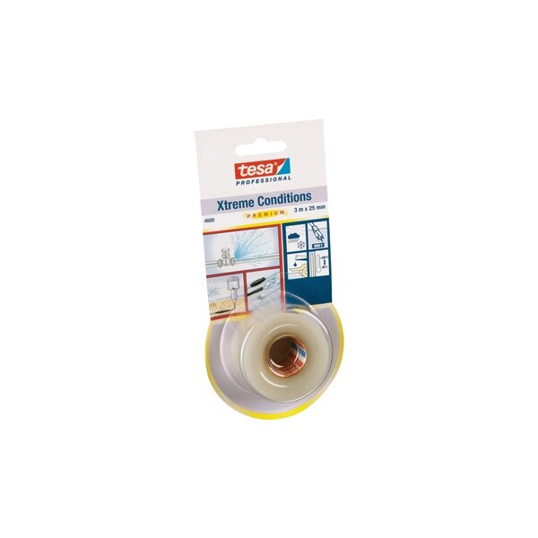 Silicon TESA XTREME CONDITIONS tape for curing (colorless) 3m x 25mm 04600-00003-00
