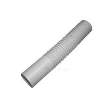 Vamzdelio U-16mm lanksti jungtis, pilka (400) Vamzdelio U-16mm lanksti jungtis, pilka (400)